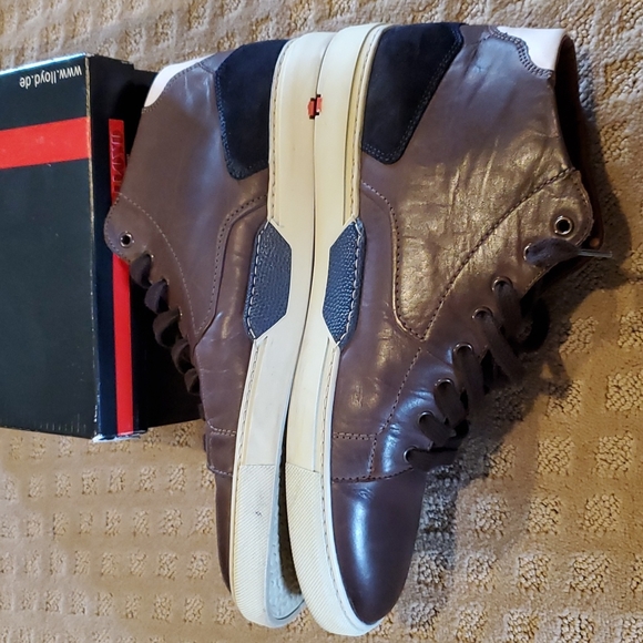 Men's Lloyd High Top Leather Sneaker these are 12s but fit like a 13!!NO BOX - Picture 7 of 9